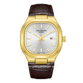 LEE COOPER LC08179.133 Brown Gold Leather Strap