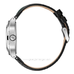 LEE COOPER LC08179.331 Black Silver Leather Strap