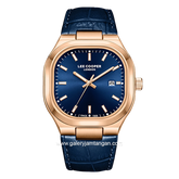 LEE COOPER LC08179.495 Navy Gold Leather Strap