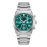 LEE COOPER LC08188.300 Silver Dial Green Stainless Steel