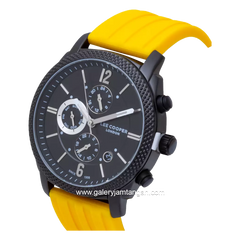 LEE COOPER LC07428.657 Yellow Black Rubber Strap