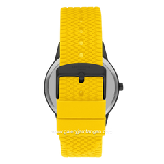 LEE COOPER LC07715.677 Yellow Black Rubber Strap