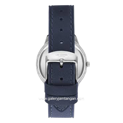 LEE COOPER LC07932.499 Women's Watch Blue Leather Strap