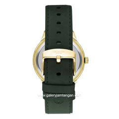 LEE COOPER LC07932.177 Green Gold Leather Strap