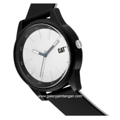 CATERPILLAR LJ.160.21.221 Black Dial White Silicone Strap