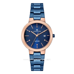 LOFOTEN F-2312L Blue Rosegold Stainless Steel