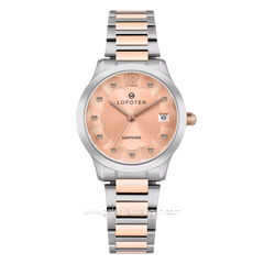 LOFOTEN F-2329L Silver Rosegold Stainless Steel