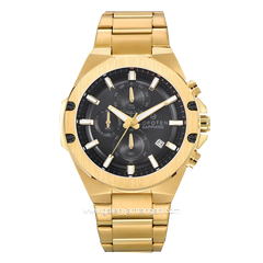 LOFOTEN F-6526MC Gold Dial Black Stainless Steel