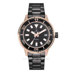 LOFOTEN F-6528M Black Rosegold Stainless Steel