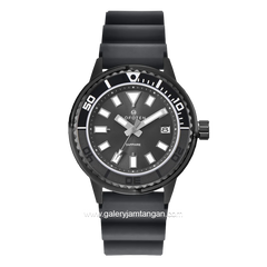 LOFOTEN F-6528MT BLACK Black Rubber Strap