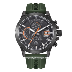 LOFOTEN F-6529MC Army Black Rubber Strap