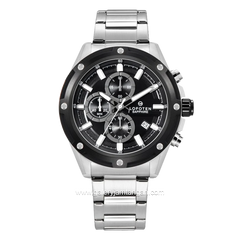 LOFOTEN F-6532MC Silver Dial Black Stainless Steel