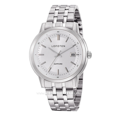 LOFOTEN F-8110L Silver Dial White Stainless Steel