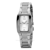 CASIO General LTP-1165A-7C2DF Silver Dial White Ion plated Case