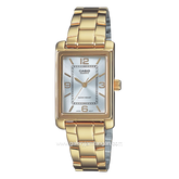 CASIO LTP-1234PG-7AEG Gold Dial White Stainless Steel