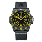 LUMINOX X2.2055 Black List Yellow Genuine Rubber Swiss Made