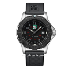 LUMINOX X2.2132 Black Silver Genuine Rubber Swiss Made