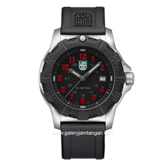 LUMINOX X2.2145 Black Silver Genuine Rubber Swiss Made