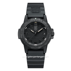 LUMINOX XS.0301.BO.L Full Black Genuine Rubber Swiss Made