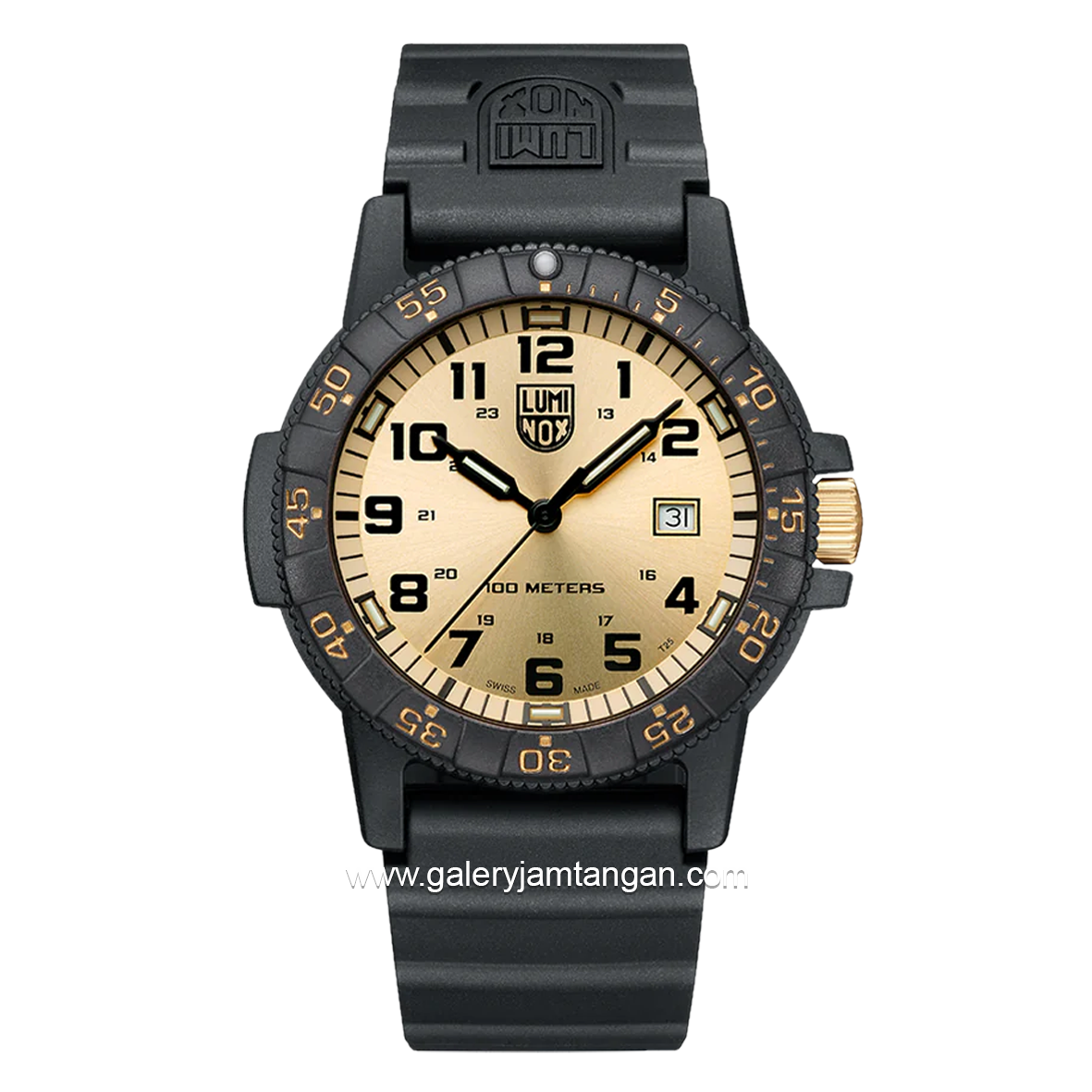 LUMINOX Leatherback Sea Turtle Giant, Outdoor Watch Black S