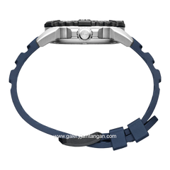 LUMINOX 3253.CB Blue Silver Genuine Rubber Swiss Made