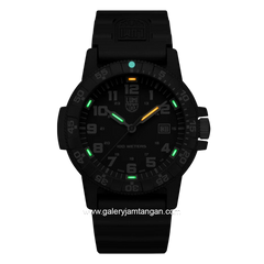 LUMINOX XS.0321.L Black Genuine Rubber Swiss Made