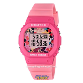DIGITEC BDG-7100T-PX Disney Pixar Full Pink Digital Rubber Strap