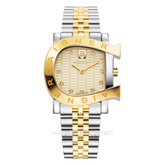 AIGNER MASSA DUE AGW.249001 Women's Silver Gold Stainless Steel Swiss Made