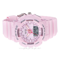 DIGITEC MDA-3035T Pink Digital Analog Rubber Strap