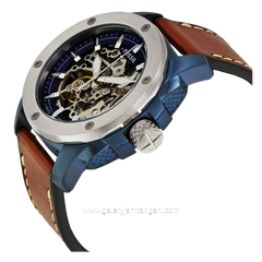 FOSSIL ME3135 Brown Automatic Leather Strap