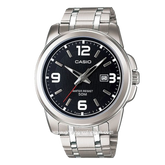 Casio General MTP-1314D-1AVDF Silver Dial Black Stainless Steel