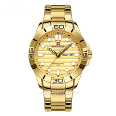 NAVIFORCE NF-9198 Full Gold Stainless Steel