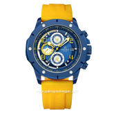 NAVIFORCE NF-8034M Ring Blue Chronograph Rubber Strap