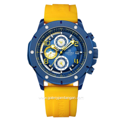 NAVIFORCE NF-8034M Ring Blue Chronograph Rubber Strap