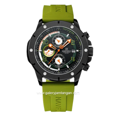 NAVIFORCE NF-8034M Ring Black Chronograph Rubber Strap