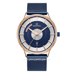 NAVIFORCE NF-3007 Navy Rosegold Sandrope Strap