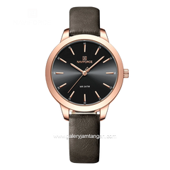 NAVIFORCE NF-5024L Brown Leather Strap