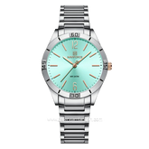 NAVIFORCE NF-5029L Silver Dial Blue Stainless Steel Strap