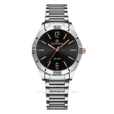 NAVIFORCE NF-5029L Silver Dial Black Stainless Steel Strap
