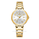 NAVIFORCE NF-5033L Gold Dial Silver Stainless Steel