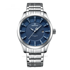 NAVIFORCE NF-8032 Silver Dial Navy Stainless Steel