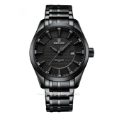 NAVIFORCE NF-8032 Black Hour Marker Grey Stainless Steel