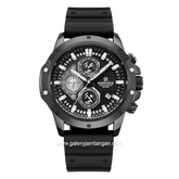 NAVIFORCE NF-8036M Chronograph Full Black Silicone Strap