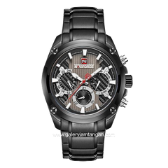 NAVIFORCE NF-9113M Chronograph Black Stainless Steel