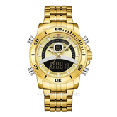 NAVIFORCE NF-9181M Digital Analog Full Gold Stainless Steel