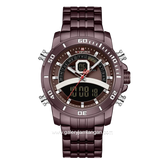 NAVIFORCE NF-9181M Digital Analog Full Brown Stainless Steel