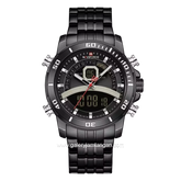 NAVIFORCE NF-9181M Digital Analog Full Black Stainless Steel