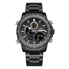 NAVIFORCE NF-9182M Digital Analog Black Stainless Steel
