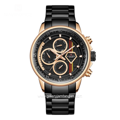 NAVIFORCE NF-9184M Black Rosegold Stainless Steel