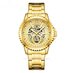 NAVIFORCE NF-9186M Gold Stainless Steel